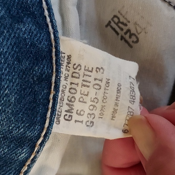 Vintage Gitano Ladies Jeans Size 16P High Rise - Picture 3 of 7